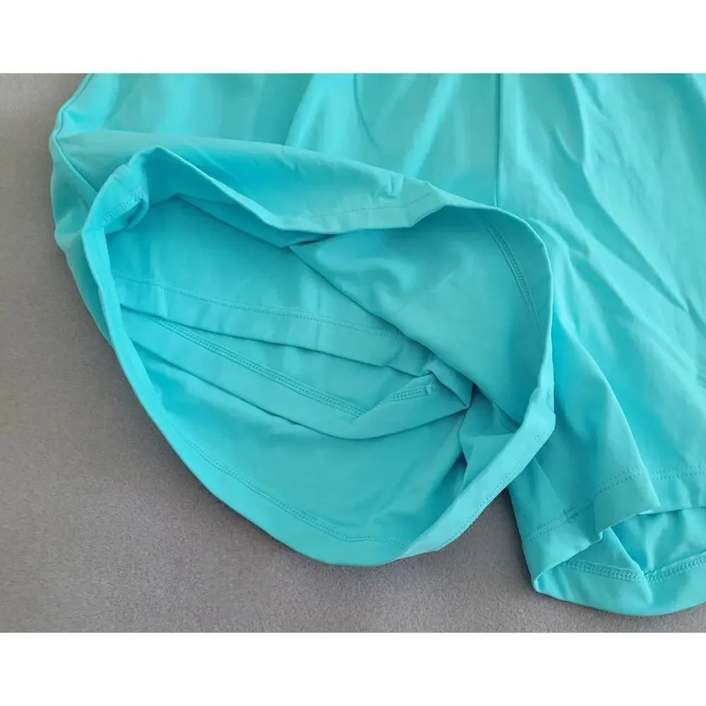 90 DEGREE by REFLEX Turquoise Athletic Skort Pull-on -- Size:  L/Girls XS/Womans